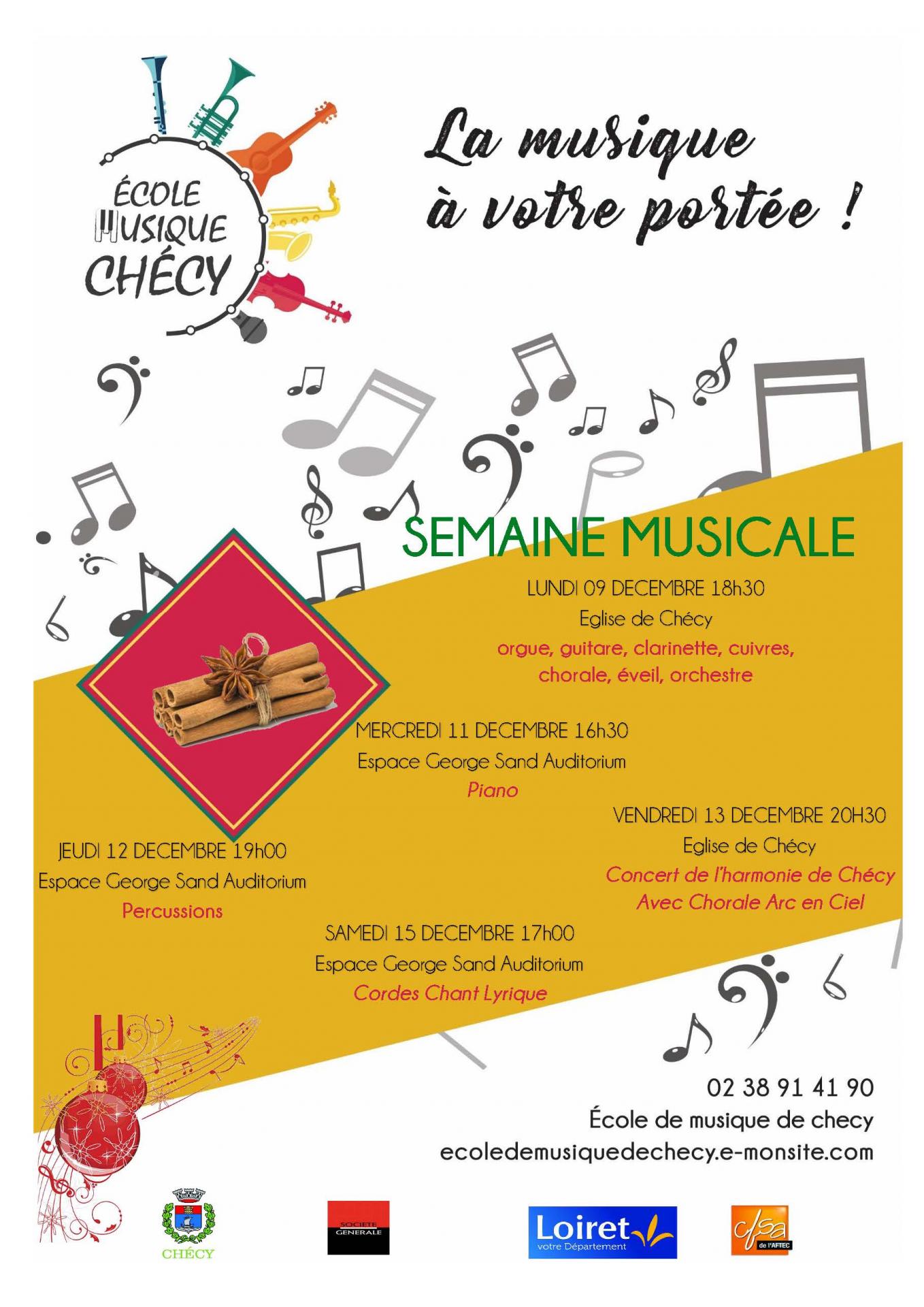 Affiche a4 semaine musicale 2019